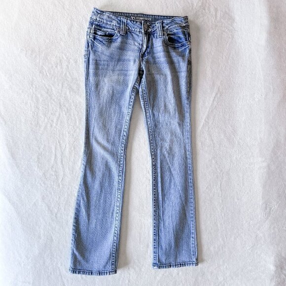 Women's B by Bullhead Pac Sun Jeans | Skinny Bootcut | Light Wash | Size 7 - Picture 2 of 13